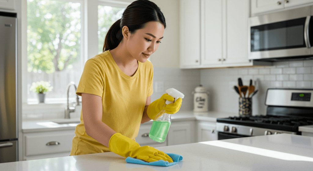 Iconos representando acciones de prevención contra ratas en casa.